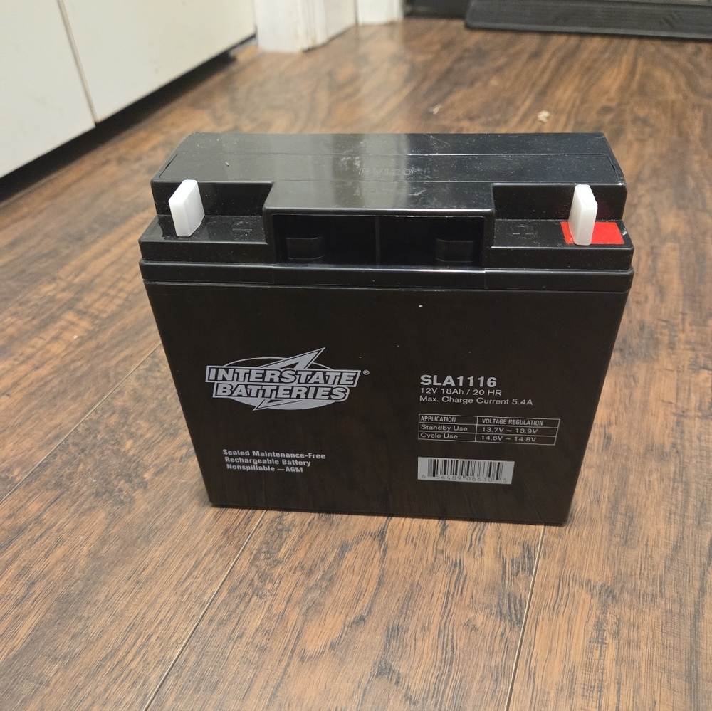 Interstate battery SLA1116 Interstate 12V 18Ah